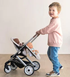 Smoby Tvillingeklapvogn Til Dukker - Maxi-Cosi - Beige