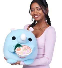 Snackles Bamse - 35 cm - Næsehornet Humphrey m. Ramen