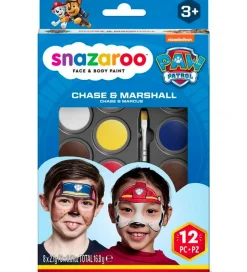 Snazaroo Ansigtsmaling - 8 Farver - Paw Patrol Chase & Marshall