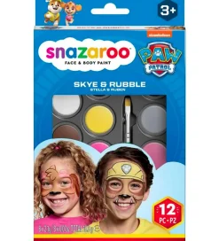 Snazaroo Ansigtsmaling - 8 Farver - Paw Patrol Sky & Rubble