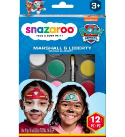 Snazaroo Ansigtsmaling - 8 Farver - Paw Patrol Marshall & Libert