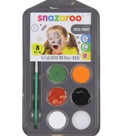 Snazaroo Ansigtsmaling - Halloween - 7 Dele + 1 Idehæfte