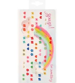 Souza Øreringe Klistermærker - 35 par - Flowers/Hearts