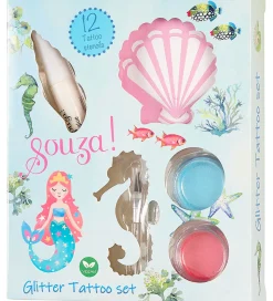 Souza Tatoveringssæt - Glitter - Havfrue
