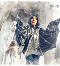 Souza Udklædning - Kappe - Flagermus - Grå