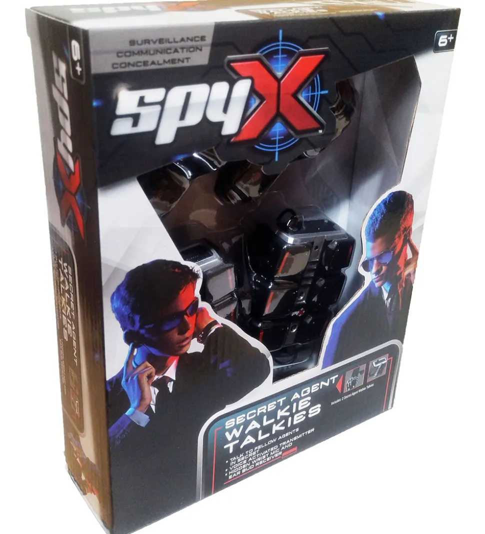 SpyX Walkie Talkies - Secret Agent - 2 stk. - Sort
