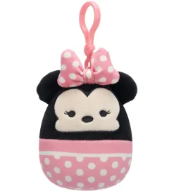 Squishmallows Taskevedhæng - 9 cm - Minnie Mouse - Clip On