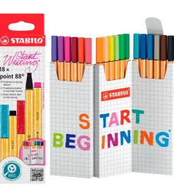 Stabilo Tuscher - Pen 88 - 18 stk. - Multifarvet