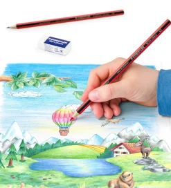 Staedtler Farveblyanter - Noris Upcycled Wood - Bonus Pack - 12+