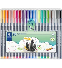 Staedtler Tuscher - 20 stk - Triplus Fineliner - 0,3 mm