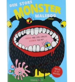 Straarup & Co Malebog - Den Store Monster Malebog - Dansk
