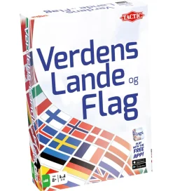 TACTIC Brætspil - Verdens Lande og Flag - Dansk