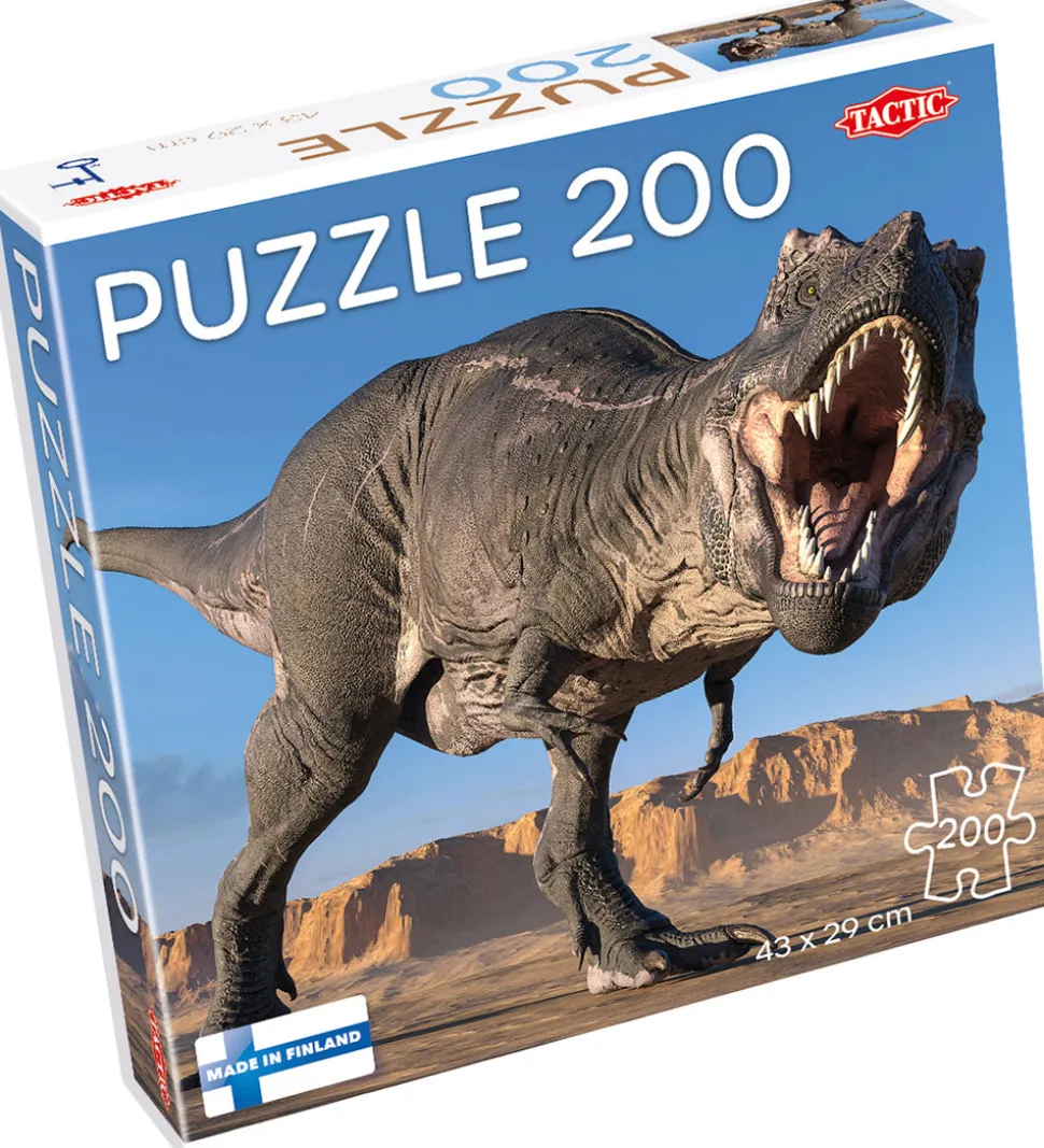 TACTIC Puslespil - Tyrannosaurus - 200 Brikker