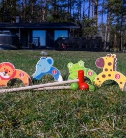 TACTIC Spil - Træ - Kroket m. Dyr - Active Play