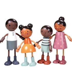 Tender Leaf Trælegetøj - Dukkehusfigurer - Familien Humming Bird