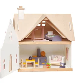 Tender Leaf Trælegetøj - Dukkehus Med Møbler