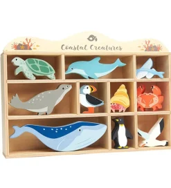 Tender Leaf Trælegetøj - Havdyr - Multifarvet