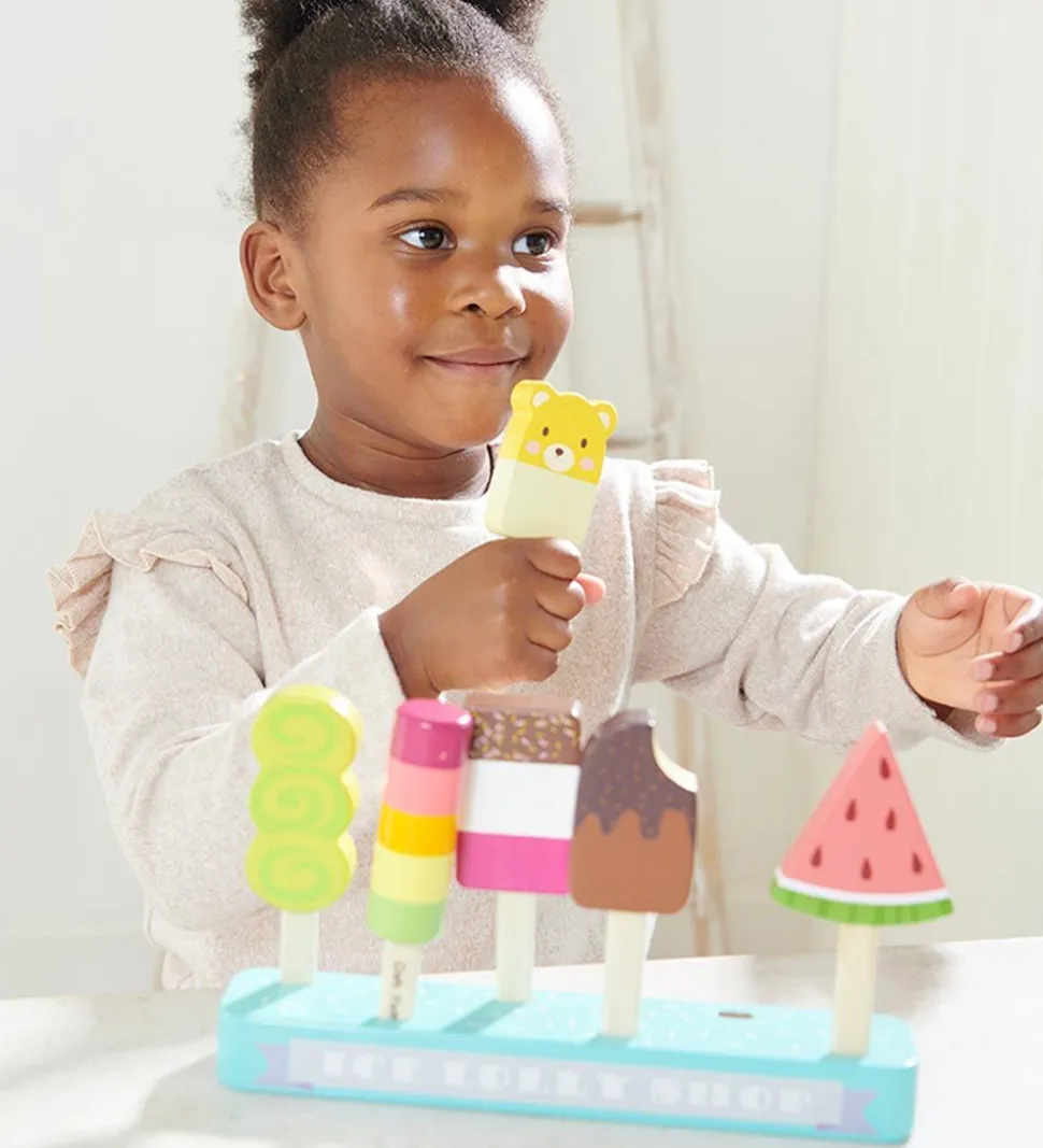 Tender Leaf Trælegetøj - Isbutik - 7 Dele