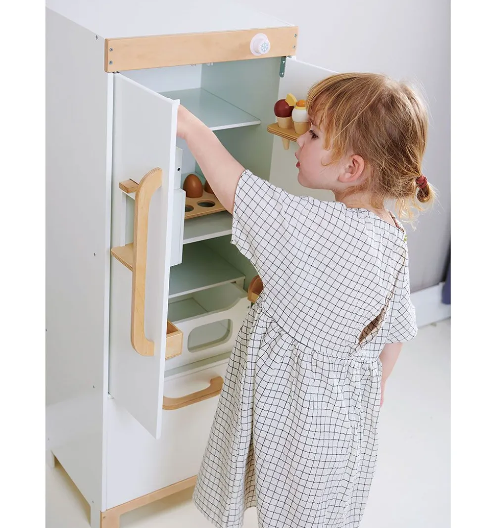 Tender Leaf Trælegetøj - Køleskab - Hvid