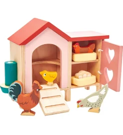Tender Leaf Trælegetøj - Kæledyrssæt - Dukkehus - Høns