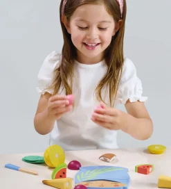 Tender Leaf Trælegetøj - Skærebræt med Tropisk Frugt - 16 Dele