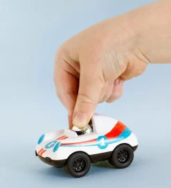 Tiger Tribe Racerbil - Press to Go - Hvid