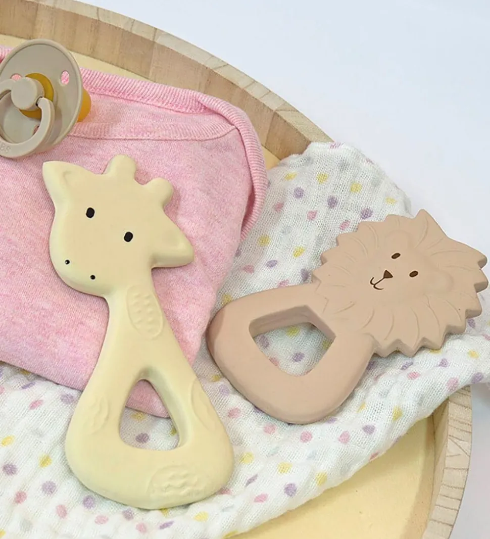 Tikiri Bidering - Naturgummi - Giraf - Gul