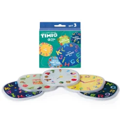 TIMIO Disksæt 3 - Eventyr, Alfabetet, Grøntsager og Tiden