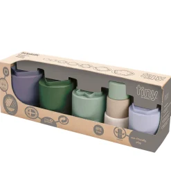 Tiny by Dantoy BIO Plastic Byggebægre - 7 Dele