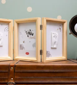 Tiny Love Aftryksæt - Hånd/Fod - Dobbeltramme - Wood