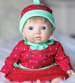 Tiny Treasures Dukketøj - Strawberry Cutie Outfit
