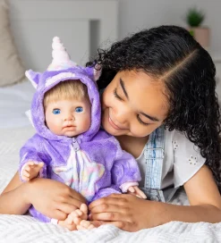 Tiny Treasures Dukketøj - Unicorn Star All-In-One