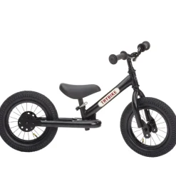 TryBike Løbecykel - Steel - Sort