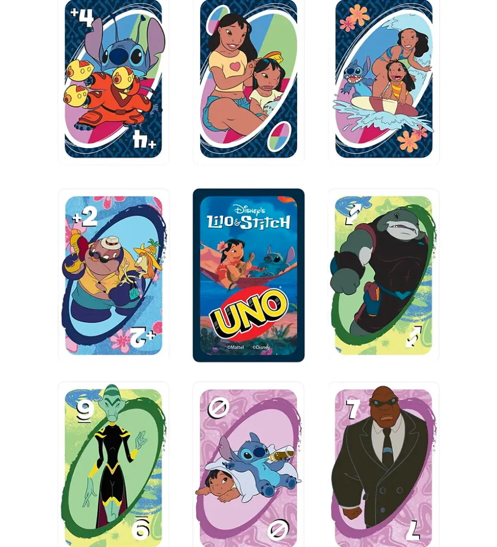 UNO Kortspil - Lilo & Stitch