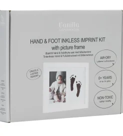 Vanilla Copenhagen Hånd- og Fodaftryksæt m. Billedramme - Blækfr
