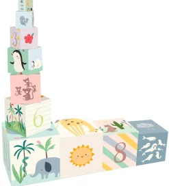 Vilac Legetøj - Stableklodser - Verdens Dyr