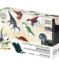 Vilac Magneter - 21 stk. - Dinosaurer fra Naturhistorisk Museum