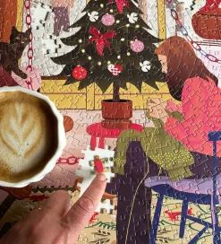 Vissevasse Puslespil - 1000 Brikker - 65x65cm - A Day In Decembe