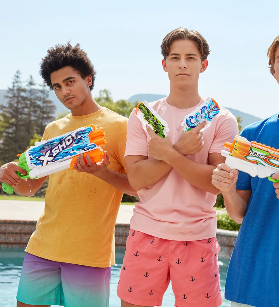 X-SHOT Vandpistol - Skins Pump Action Fast-Fill - 800 ml - Water