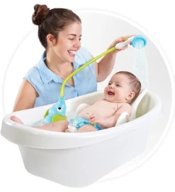 Yookidoo Badelegetøj - Elephant Baby Shower - Blå