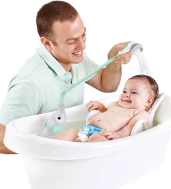 Yookidoo Badelegetøj - Elephant Baby Shower - Turkis